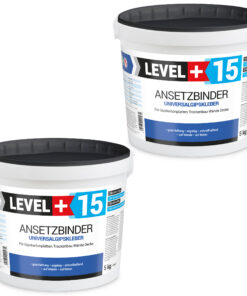 Gipskleber Ansetzbinder Kleber Innenbereich Riemchen Gips 10Kg LEVEL+15