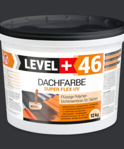 Alternative view of Dachfarbe 12kg Anthrazit Flexible Sockelfarbe Dachlack UV-beständig + Farbroller 25cm mit Bügel SET L+46