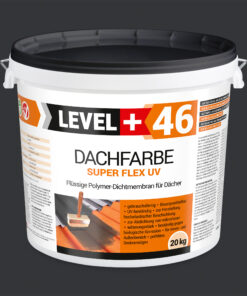 Alternative view of Dachfarbe 40kg Anthrazit Flexible Sockelfarbe Dachlack UV-beständig + Farbroller 25cm mit Bügel SET L+46
