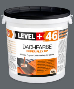 Alternative view of Dachfarbe 25kg Steingrau Flexible Sockelfarbe Dachlack UV-beständig + Farbroller 25cm mit Bügel SET L+46