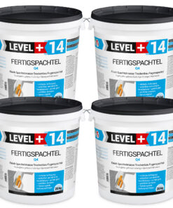 Fertigspachtel Spachtelmasse Finish Q1-Q4 Glätt Flächen Spachtelmasse 100Kg LEVEL+14
