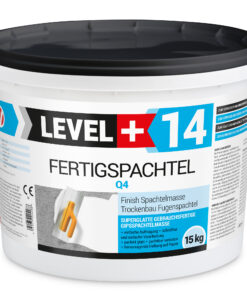 Fertigspachtel Spachtelmasse Finish Q1-Q4 Glätt Flächen Spachtelmasse 15Kg LEVEL+14