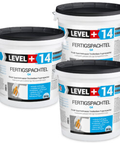 Fertigspachtel Spachtelmasse Finish Q1-Q4 Glätt Flächen Spachtelmasse 75Kg LEVEL+14