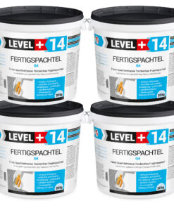 Fertigspachtel Spachtelmasse Finish Q1-Q4 Glätt Flächen Spachtelmasse 80Kg LEVEL+14