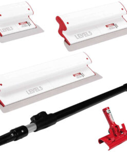 LEVEL5 Ultra Leicht Flächenspachtel Profi Set Trockenbau Handgriff Stiel 5-440C