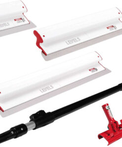LEVEL5 Ultra Leicht Flächenspachtel Profi Set Trockenbau Handgriff Stiel 5-441C
