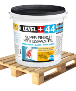 Super-Finish Fertigspachtel 600Kg Palette 24 x25Kg Q1-Q4 Glätt Spachtelmasse Innen LEVEL+44