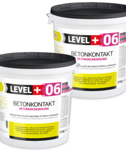 Betonkontakt Haftbrücke Putzgrund Grundierung Betongrundierung 40Kg LEVEL+06