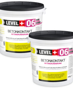 Betonkontakt Haftbrücke Putzgrund Grundierung Betongrundierung 50Kg LEVEL+06