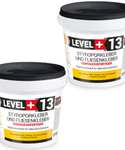 Styroporkleber  Korkkleber Renovieren Dispersionkleber Polymerbasis 3Kg LEVEL+13