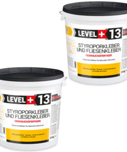 Styroporkleber Korkkleber Renovieren Dispersionkleber Polymerbasis 40Kg LEVEL+13