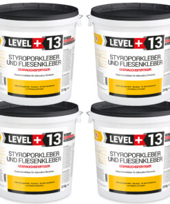 Styroporkleber Korkkleber Renovieren Dispersionkleber Polymerbasis 80Kg LEVEL+13