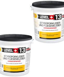 Styroporkleber Korkkleber Renovieren Dispersionkleber Polymerbasis 50Kg LEVEL+13