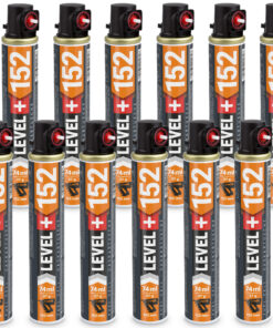 Ersatzgas 12 St. Gaskartuschen 152mm Gasbetriebene Setzgeräte Profi LEVEL+152