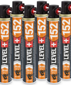 Ersatzgas 6 St. Gaskartuschen 152mm Gasbetriebene Setzgeräte Profi LEVEL+152