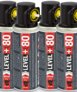 Gaskartusche 80mm für Stiftnagler Gasbetriebene Setzgeräte LEVEL+80 - 4 Stk.