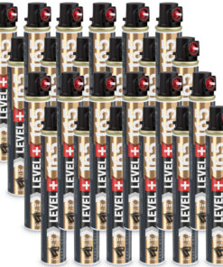Gaskartusche 24 Stk. (Fuel Cell) Ersatzgas für Nagler 165mm, 80ml rot Ring LEVEL+165