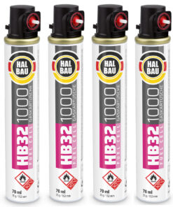HALBAU Gaskartusche für gasbetriebene Setzgeräte Ersatzgas 152mm/74ml HB32 - 6 Stk.