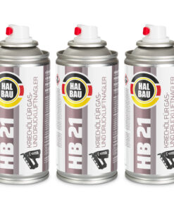 HALBAU Schmieröl Kriechöl Waffenöl Pflegeöl Spray 3x150ml auch Gasnagler HB21