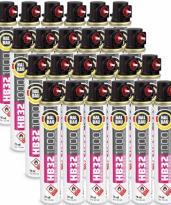 HALBAU Gaskartusche für gasbetriebene Setzgeräte Ersatzgas 152mm/74ml HB32 - 24 Stk.