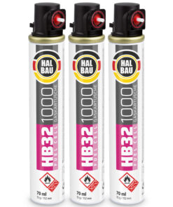 HALBAU Gaskartusche für gasbetriebene Setzgeräte Ersatzgas 152mm/74ml HB32 - 3 Stk.
