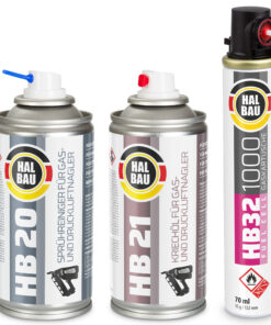 Naglersprühreiniger 150ml/HB20+Gasnagleröl 150ml/HB21 + 5St.Gaskartusche HB32
