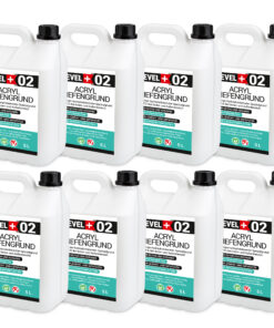 Tiefengrund Acryl Grundierung 40L Innen Außen Verfärbungsfrei Lösungsmittelfrei unter Farben Tapeten LEVEL+02