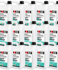 Tiefengrund Acryl Grundierung 75L Innen Außen Verfärbungsfrei Lösungsmittelfrei unter Farben Tapeten LEVEL+02