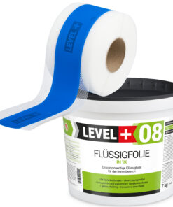 Dichtset Flüssigfolie 7kg Wassersperre Bad Dusche Dichtband Wasserdicht LEVEL+ SET299