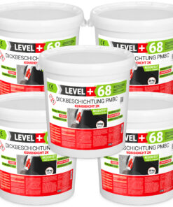 Bitumen Dickbeschichtung 2K Fundamente Keller 140kg Garage Abdichtung LEVEL+68