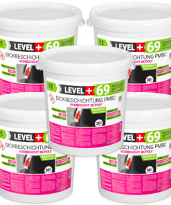 Bitumen Dickbeschichtung 2K Polystyren Keller Fundamente 150L Abdichtung LEVEL+69