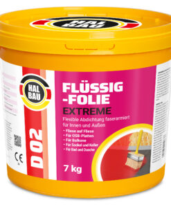 Flüssigfolie Flex 7Kg Wasserdichte Schicht Dichtfolie Außen Balkon Dusche Bad D02