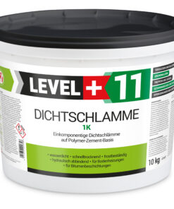 Dichtschlämme 1K Trockener Keller Treppe Abdichten Aussen Balkon 10Kg LEVEL+11