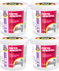 Fertigspachtel Füll Finish 100kg GK Fugenspachtel Innen Glätt Spachtel Weiß HALBAU F01