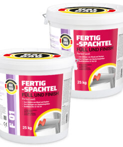 Fertigspachtel Füll Finish 50kg GK Fugenspachtel Innen Glätt Spachtel Weiß HALBAU F01