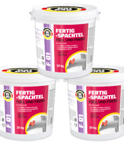 Fertigspachtel Füll Finish 60kg GK Fugenspachtel Innen Glätt Spachtel Weiß HALBAU F01