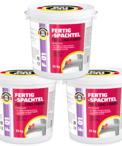 Fertigspachtel Füll Finish 75kg GK Fugenspachtel Innen Glätt Spachtel Weiß HALBAU F01
