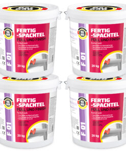 Fertigspachtel Füll Finish 80kg GK Fugenspachtel Innen Glätt Spachtel Weiß HALBAU F01