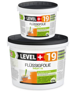 Flüssigfolie in 1K Dichtfolie Abdichtfolie Abdichtung Terassen Keller Bad Dusche 16Kg LEVEL+19