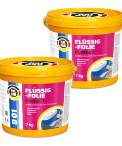 Flüssigfolie in 1K Dichtfolie Abdichtfolie Abdichtung Bad Dusche Küche Wasserdicht 14Kg HALBAU D01