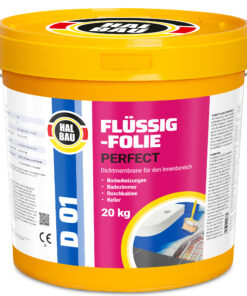 Flüssigfolie in 1K Dichtfolie Abdichtfolie Abdichtung Bad Dusche Küche Wasserdicht 20Kg HALBAU D01