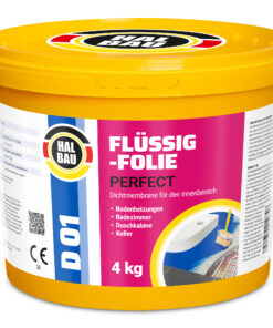 Alternative view of Dichtset Flüssigfolie 4Kg Dichtband 5m Dichtecken Manschetten Ø10 Dusche Bad HALBAU H02
