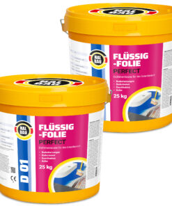 Flüssigfolie in 1K Dichtfolie Abdichtfolie Abdichtung Bad Dusche Küche Wasserdicht 50Kg HALBAU D01