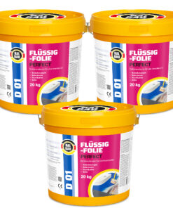 Flüssigfolie in 1K Dichtfolie Abdichtfolie Abdichtung Bad Dusche Küche Wasserdicht 60Kg HALBAU D01