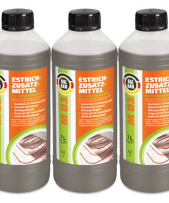 Estrichzusatzmittel 3L für Fußbodenheizung Heizestrichen Beton Plastifizierer Heizsysteme M03