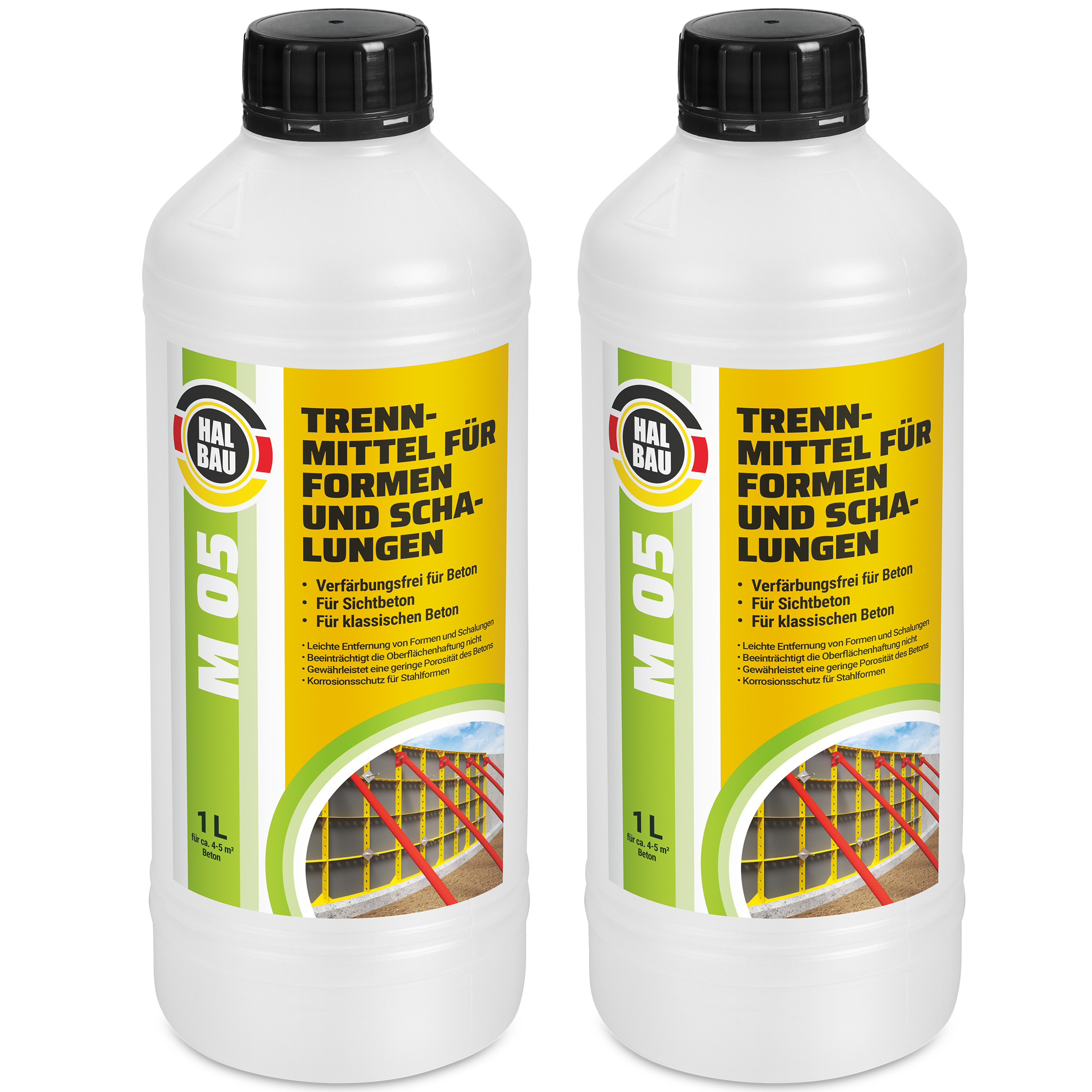 Trennmittel 2L für Schalungen für Gips Beton Mörtel Formentrennmittel Schalungsöl M05