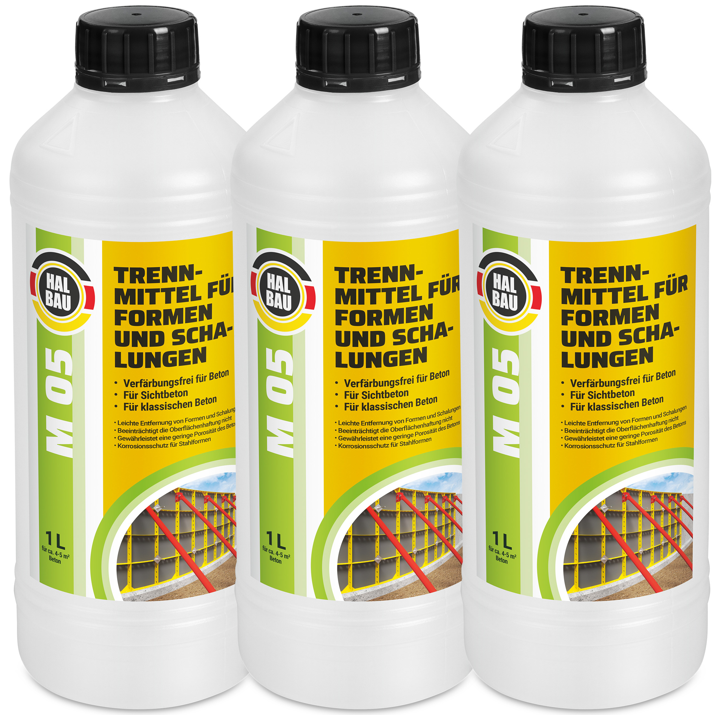Trennmittel 3L für Schalungen für Gips Beton Mörtel Formentrennmittel Schalungsöl M05