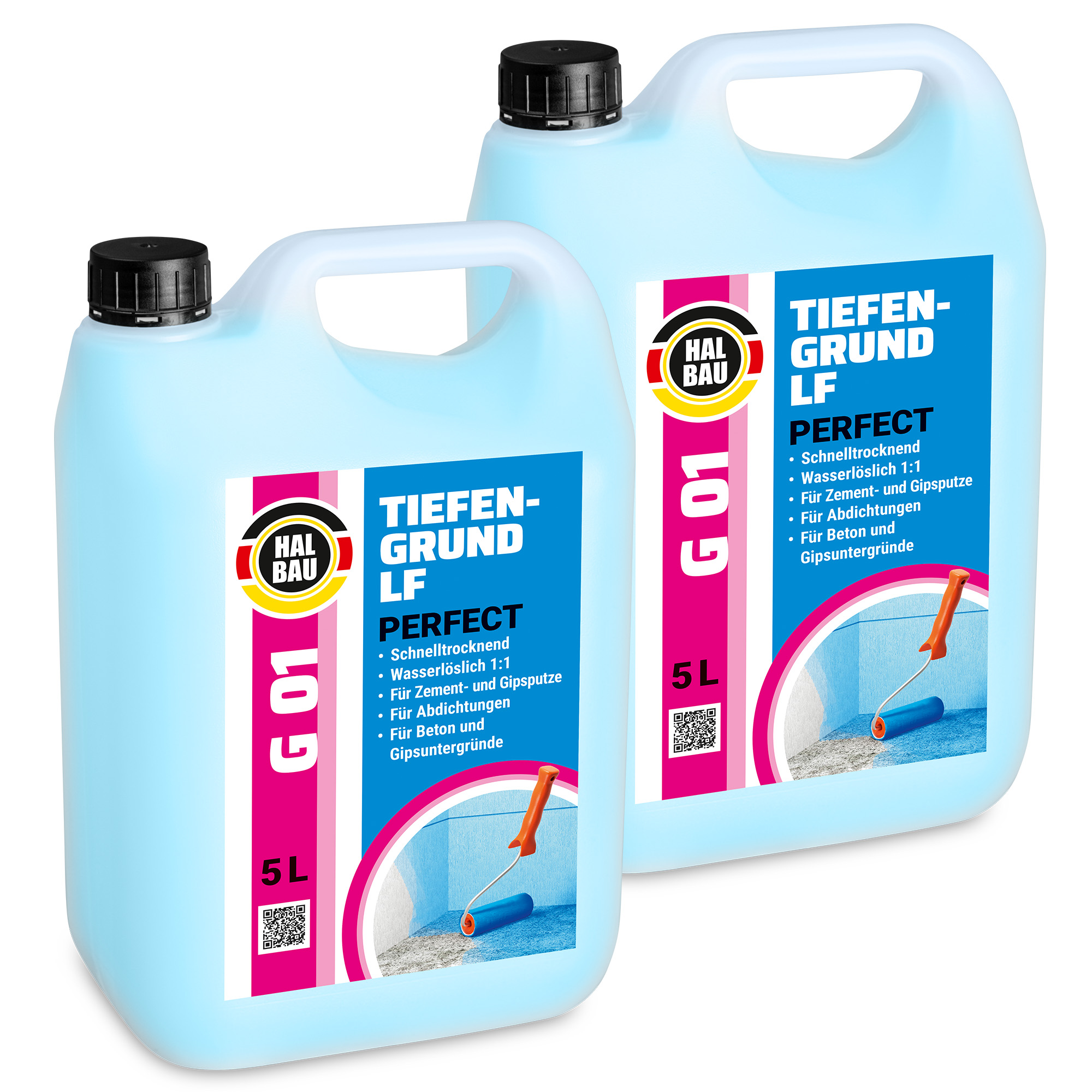 Tiefengrund 10L Perfect LF Wasserlösslich Wand Boden Voranstrich Profi Primer HALBAU G01