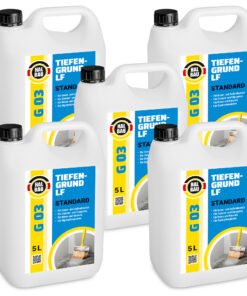 Tiefengrund LF Standard 25L Acryl-Grundierungsemulsion auf Wasserbasis Farben Tapeten HALBAU G03