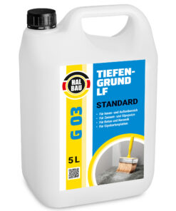Tiefengrund LF Standard 5L Acryl-Grundierungsemulsion auf Wasserbasis Farben Tapeten HALBAU G03